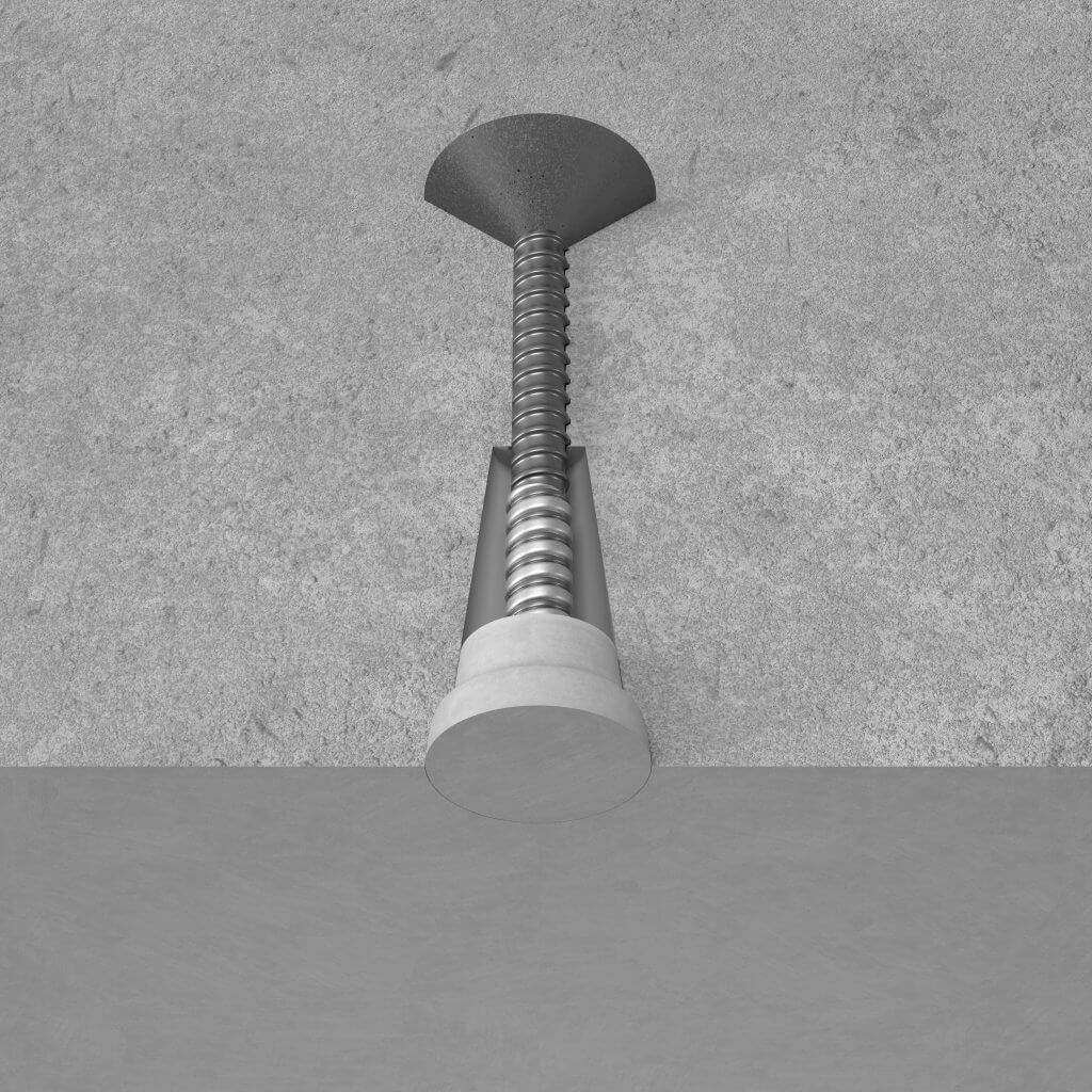 MARO Ankerkegel eingebaut.